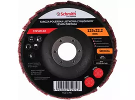 Tarcza polerska listkowa z włókniny 125mm średnia