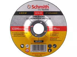 Tarcza do szlifowania metalu 125x6,8 Schmith