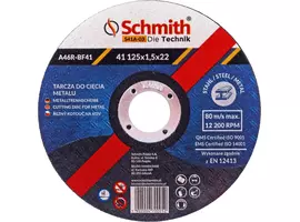 Tarcza do cięcia metalu 125x1,5 Schmith