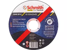 Tarcza do cięcia metalu 125x2,5 Schmith