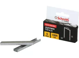 Zszywki TYP A 6mm 1000szt. Schmith