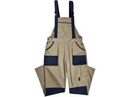 Ogrodniczki robocze beżowe S