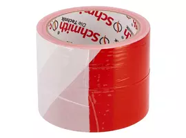 Taśma ostrzegawcza biało czerwona 75 mm x 100 m Schmith
