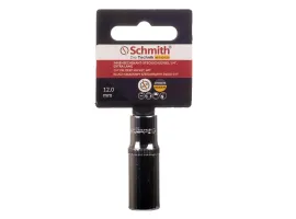 Nasadka sześciokątna długa 1/4" 12 mm, Rozmiar: 12 Schmith