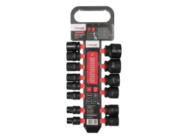 Zestaw nasadek udarowych sześciokątnych 1/2" 10-32mm 14 szt., Rozmiar: 10-32, Typ klucza: 6-kątny, Rodzaj klucza: nasadka udarowa krótka Schmith