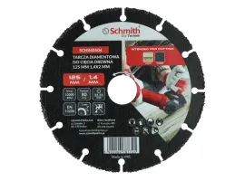 Tarcza diamentowa do cięcia drewna 125x1,4mm Schmith