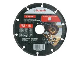 Tarcza diamentowa do cięcia stali nierdzewnej 125x1,6mm Schmith