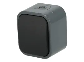 Włącznik natynkowy pojedynczy IP54, Typ: jednobiegunowy, Kolor: Szaro-czarny Schmith