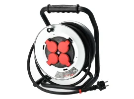 Przedłużacz bębnowy 40m AntiTwist 3x2,5mm, Długość: 40, Liczba gniazd: 4, Przekrój przewodu: 3x2,5mm Schmith