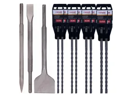 Zestaw wierteł 6-12 mm i dłut SDS+ Schmith