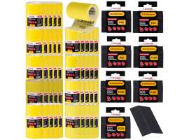 Zestaw papierów P40-P240 45 szt. i kostek ściernych P40-P220 7 szt. Schmith