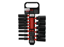 Zestaw nasadek udarowych sześciokątnych długich 1/2" 10-32mm 14 szt., Rozmiar: 10-32, Typ klucza: 6-kątny, Rodzaj klucza: nasadka udarowa długa Schmith