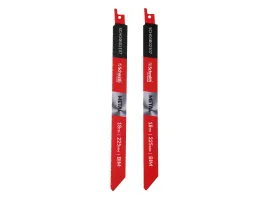 Brzeszczoty bimetalowe do metalu 225mm 18TPI 2 szt. Schmith