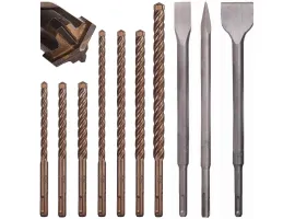 Zestaw wierteł SDS+ MesserSchmith 6-12mm 7 szt. + dłuta SDS+ 3 szt. Schmith