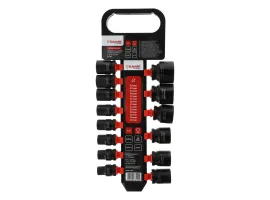 Zestaw nasadek udarowych sześciokątnych 1/2" 10-32mm 14 szt., Rozmiar: 10-32, Typ klucza: 6-kątny, Rodzaj klucza: nasadka udarowa krótka Schmith