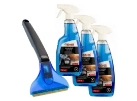 Skrobaczka mosiężna + 3x odmrażacz do szyb 750ml Schmith