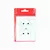 Gniazdo p/t 2x2P 16A 250V Schmith