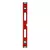 Poziomica aluminiowa z regulacją kąta 60 cm, Długość: 60 Schmith