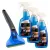 Skrobaczka mosiężna + 3x odmrażacz do szyb 750ml Schmith