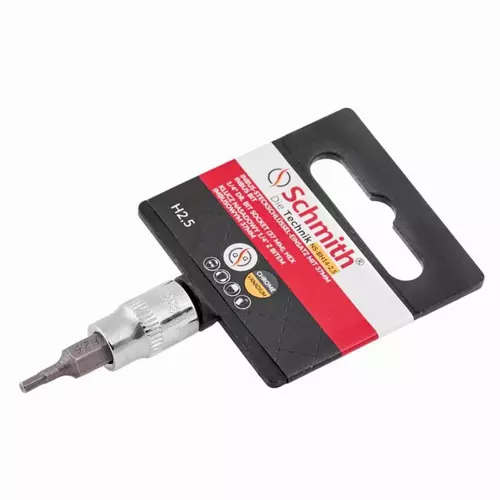 Klucz nasadowy 1/4" z bitem imbusowym 37 mm 3 mm