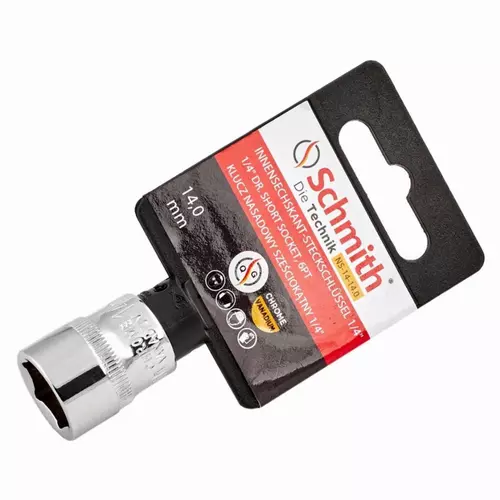 Klucz nasadowy sześciokątny 1/4" 10 mm Schmith