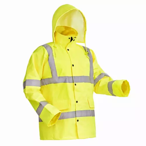 Kurtka przeciwdeszczowa odblaskowa XL