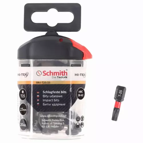 Bity udarowe T27 25MM 20szt. - Linia HI-TEK