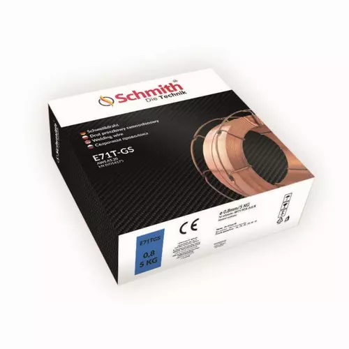 Drut samoosłonowy Schmith E71T-GS FI0,8 5KG