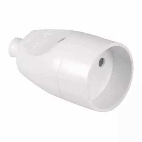Gniazdo przenośne 2p 16A 250V białe Schmith