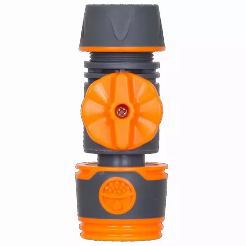 Reparator węża 1/2" - 1/2" z zaworkiem