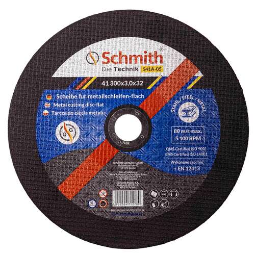 Tarcza do cięcia metalu 300x3,0x32 Schmith