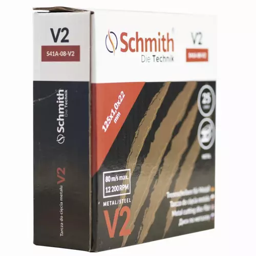 Tarcza do cięcia metalu V2 125x1,0 marki Schmith S41A-08-V2