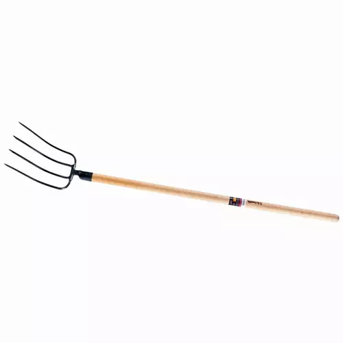 Widły gospodarcze 4-zębne z trzonkiem drewnianym 120 cm Schmith