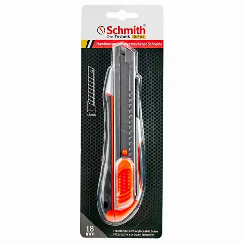 Nóż ręczny z ostrzem łamanym 18 mm Schmith