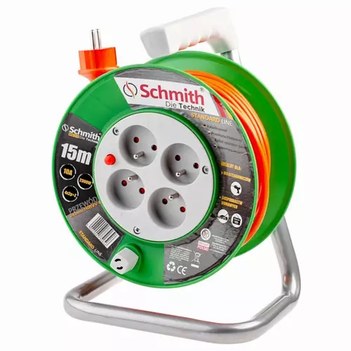 Przedłużacz bębnowy o długości 15m 3x1mm Stand Line