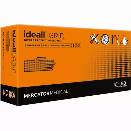 Rękawiczki Nitrile GRIP+  L 50szt