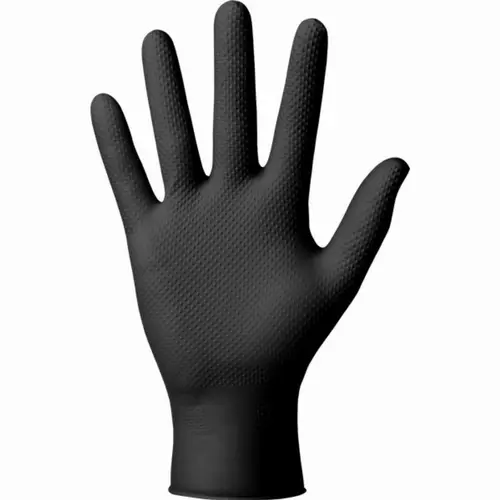 Rękawiczki Nitrile POWERGRIP Czarne M 50szt