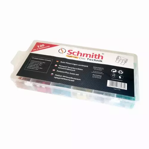 Komplet bezpieczników samochodowych 120 szt