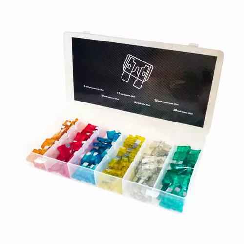 Komplet bezpieczników samochodowych 120 szt Schmith