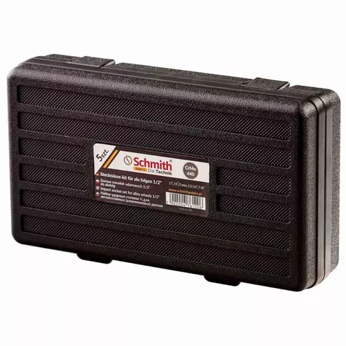 Zestaw nasadek udarowych 1/2" do alufelg 5szt. Schmith