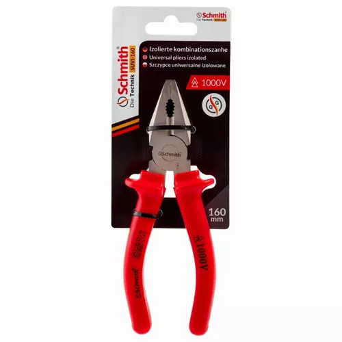 Szczypce uniwersalne izolowane 180 mm Schmith