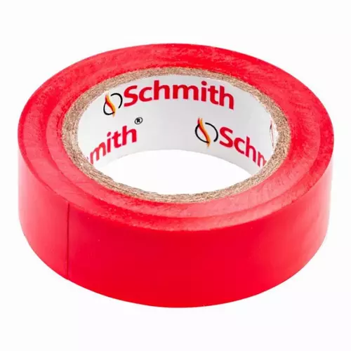 Taśma izolacyjna czerwona 10m Schmith