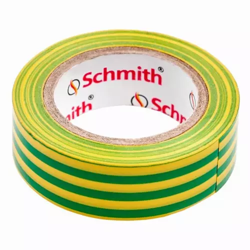 Taśma izolacyjna żółto-zielona 10m Schmith