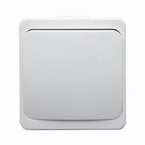 Włącznik n/t zwierny światło/dzwonek biały IP44