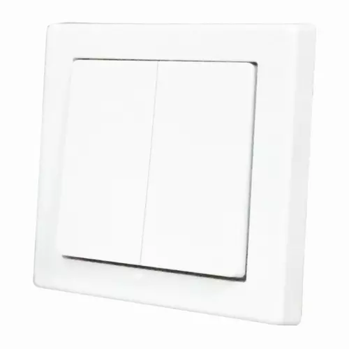 Włącznik p/t 2-klawiszowy świecznikowy 10A 250V