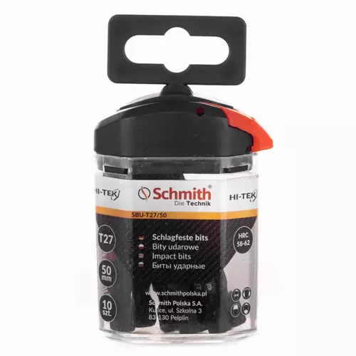 Bity udarowe T27 50MM 10szt. - Linia HI-TEK marki Schmith