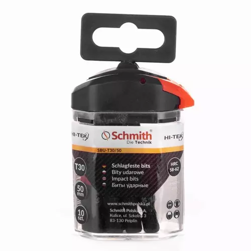 Bity udarowe T30 50MM 10szt. - Linia HI-TEK marki Schmith