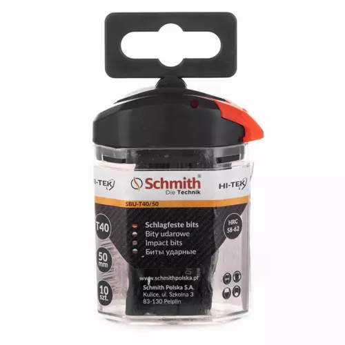 Bity udarowe T40 50MM 10szt. - Linia HI-TEK marki Schmith