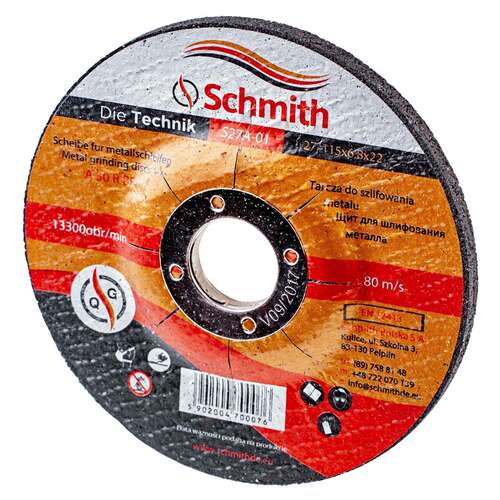 Tarcza do szlifowania metalu 125x6,8 Schmith