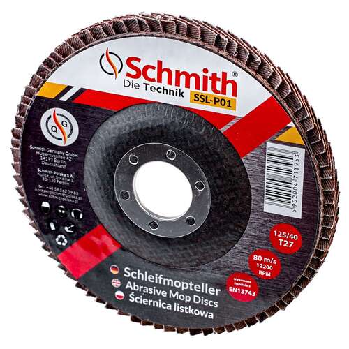 Ściernica listkowa prosta-125/40 Schmith